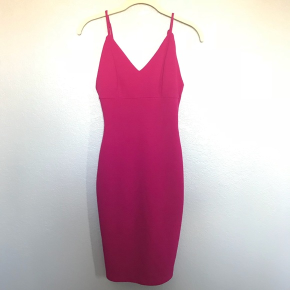 Lulus Dresses & Skirts - EUC Lulu's Pink Purple Strappy Bodycon Dress sz S